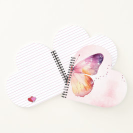 Cuaderno Arte de mariposa acuarela