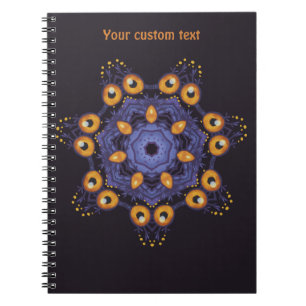 Cuaderno Arte de monstruo mandala lindo espeluznante criatu