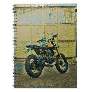 Cuaderno Arte de motocicleta vintage