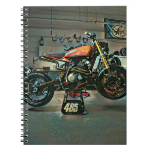 Cuaderno arte de motocicleta vintage