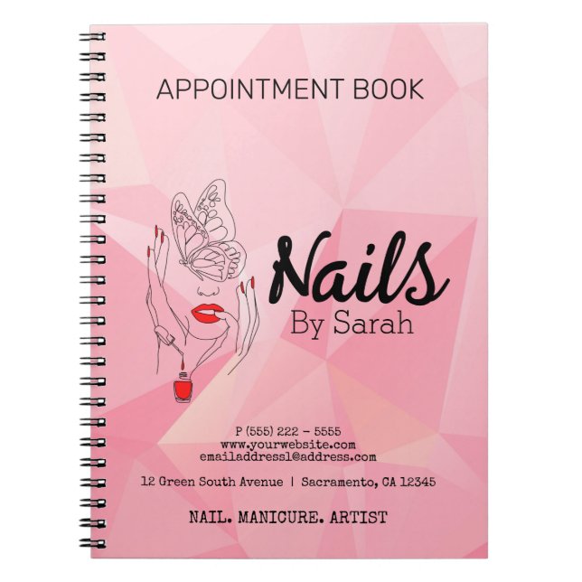 Cuaderno Arte de Nail (Frente)