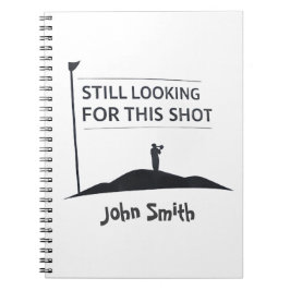 Cuaderno Arte de nombre personalizado Todavía buscando este
