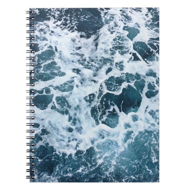 Cuaderno Arte de olas de mar (Frente)