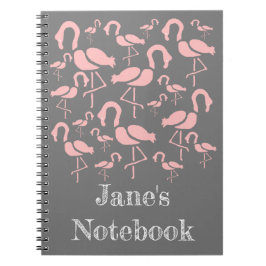 Cuaderno Arte de pájaro Fun Pink