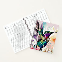 Cuaderno Arte de Pájaro Pincelada