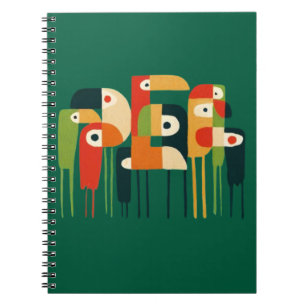 Cuaderno arte de pájaros
