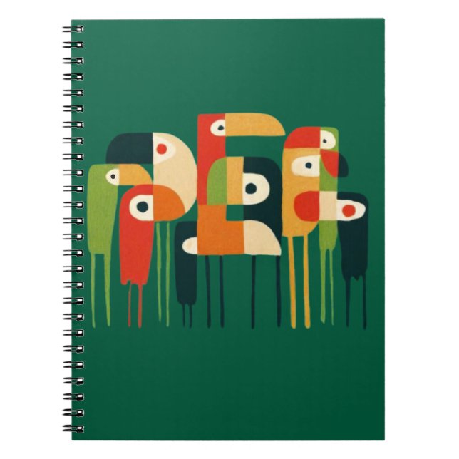 Cuaderno arte de pájaros (Frente)