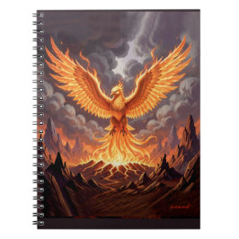 Cuaderno Arte de pared tríptico Phoenix Majestique
