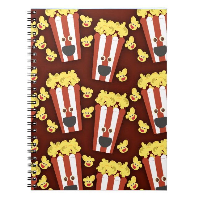 Cuaderno Arte de patrón ilustrado fresco de dibujos animado (Frente)