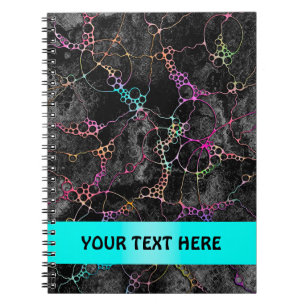 Cuaderno Arte de patrón pintado a mano y digitalmente 44