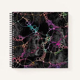 Cuaderno Arte de patrón pintado a mano y digitalmente 44