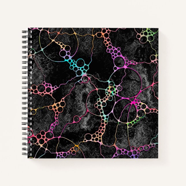 Cuaderno Arte de patrón pintado a mano y digitalmente 44 (Anverso)