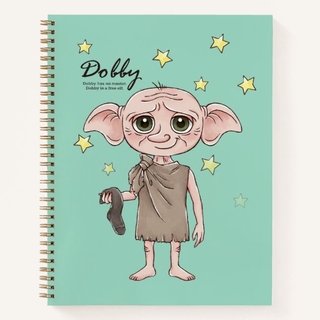 Cuaderno Arte de Personaje Acuarela de Dobby (Anverso)