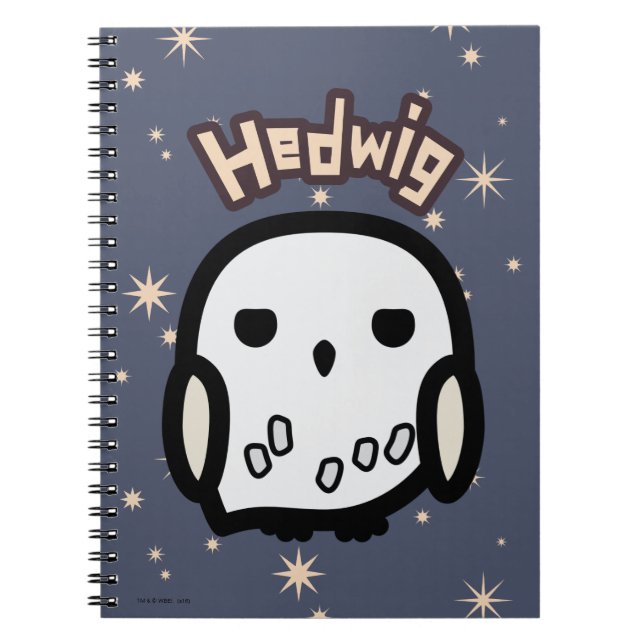 Cuaderno Arte de Personaje de Dibujos Animados de Hedwig (Frente)