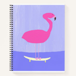 Cuaderno arte de pintar flamingo