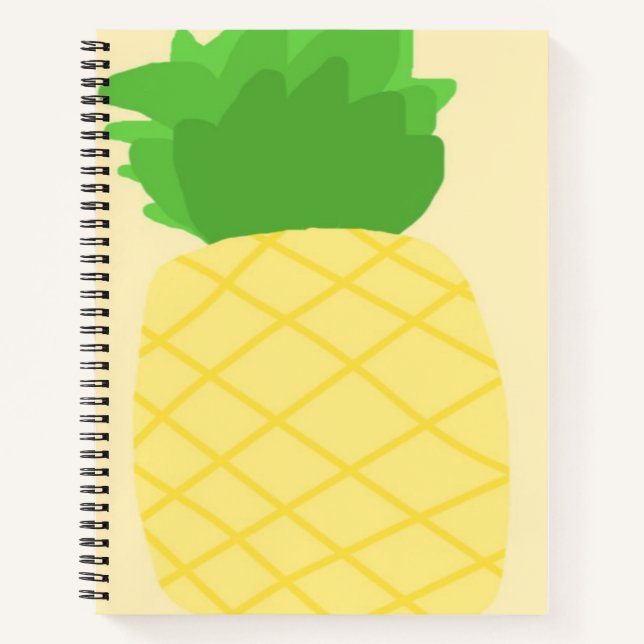 Cuaderno arte de pintar piña (Anverso)