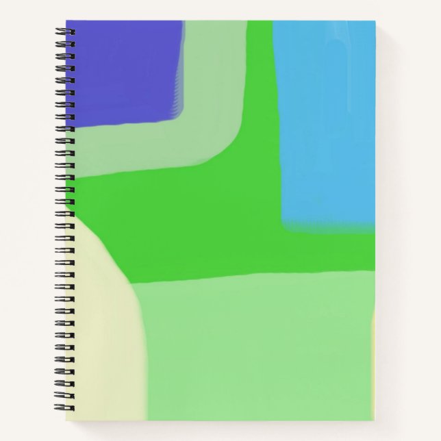 Cuaderno arte de pintura abstracta (Anverso)