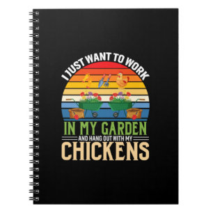Cuaderno Arte de pollo y salir con mis gallinas