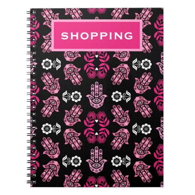 Cuaderno Arte de Protección de la Mano Hamsa (Frente)
