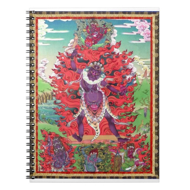 Cuaderno Arte de Thangka Ekajati del tibetano (Frente)