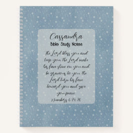 Cuaderno Arte de versículos de la Biblia cristiana