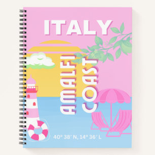 Cuaderno Arte de viaje por Italia, Costa de Amalfi, Prepara