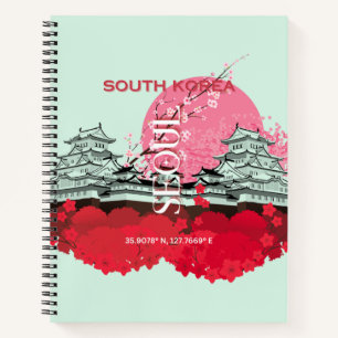 Cuaderno Arte de viajes en Seúl, Corea del Sur