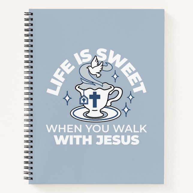 Cuaderno Arte de vida fiel - Equipo con cruz y paloma (Anverso)