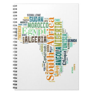 Cuaderno Arte de Word en África