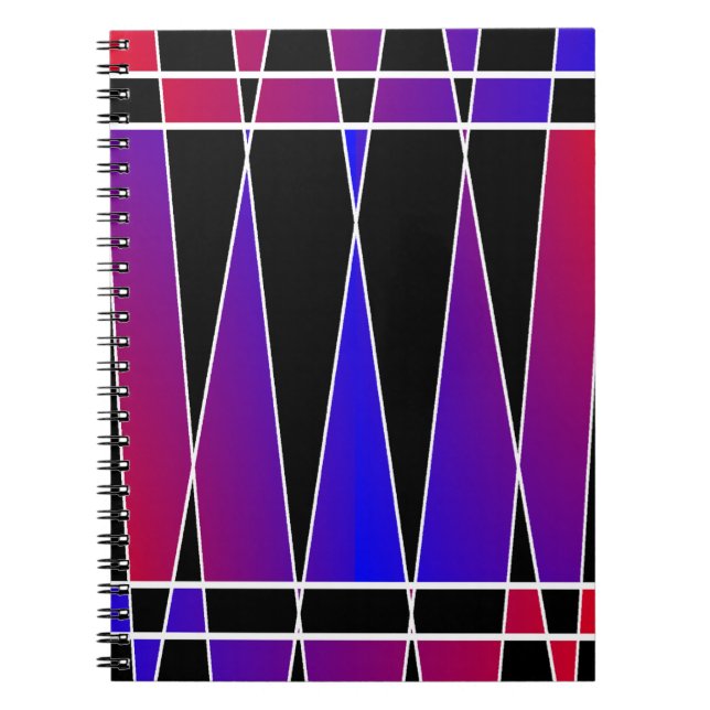 Cuaderno Arte Deco "fracturado" por Kenneth Yoncich (Frente)