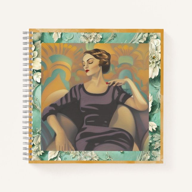 Cuaderno Arte Decoro Rectificando arte femenino (Anverso)