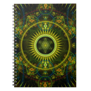Cuaderno "Arte del fractal de la rueda de Magick de