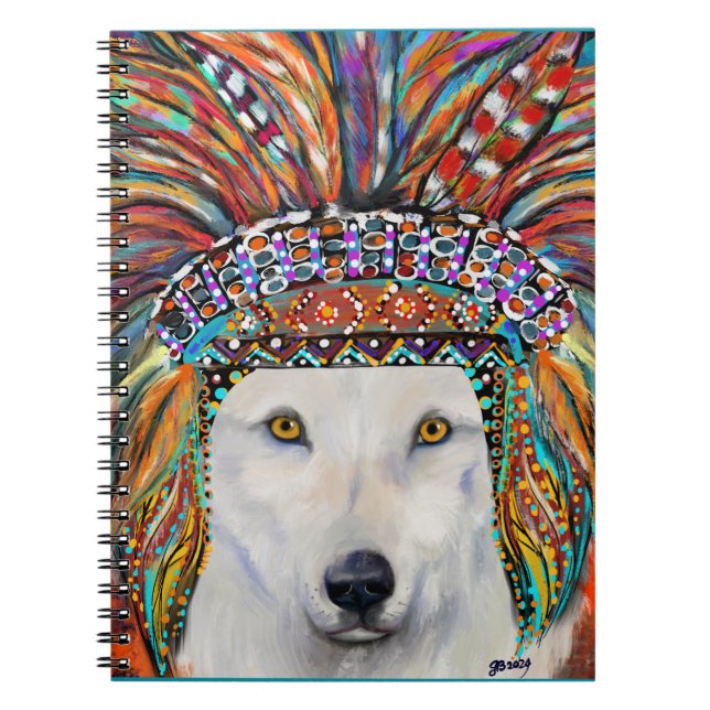 Cuaderno Arte del Lobo Blanco (Frente)