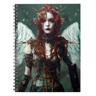 Cuaderno Arte digital Ángel del Punk cibernético