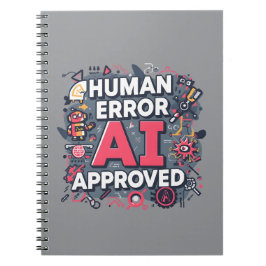 Cuaderno Arte digital aprobado por IA con error humano