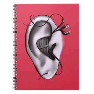 Cuaderno Arte digital de monstruoso de oído raro