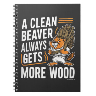 Cuaderno Arte divertido de castor con juego de palabras de