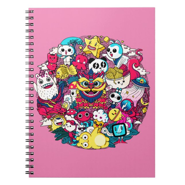 Cuaderno Arte Doodle Japonés (Frente)