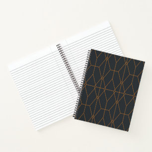 Cuaderno Arte elegante, moda, sencillo, de líneas lujosas