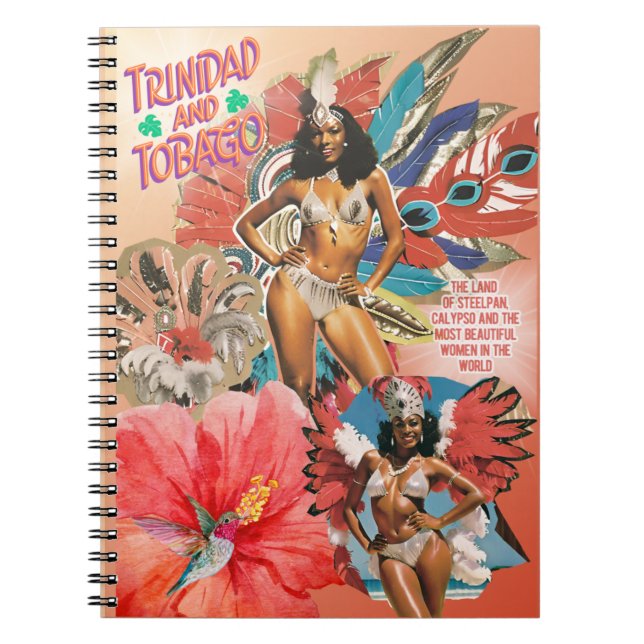 Cuaderno Arte emblemático del carnaval de Trinidad y Tobago (Frente)