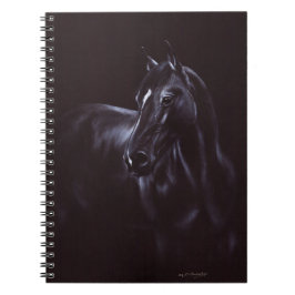 Cuaderno Arte equino pintado a mano