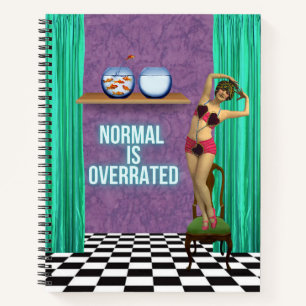 Cuaderno Arte esbozado alterado funky y divertido de lo nor