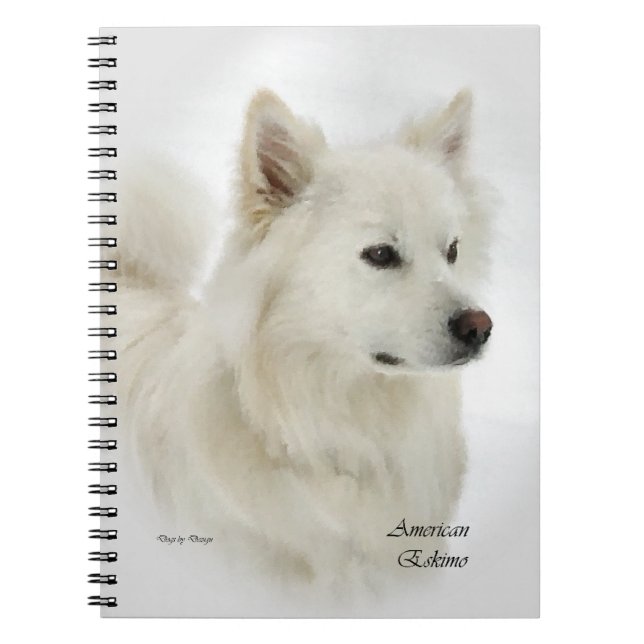 Cuaderno Arte Eskimo Dog de Estados Unidos (Frente)