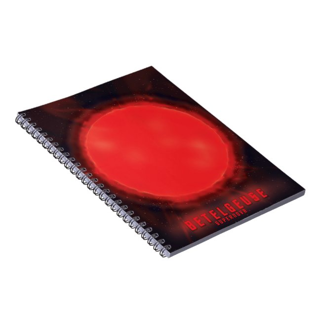 Cuaderno arte espacial de la supernova de betelgeuse (Lado Derecho)