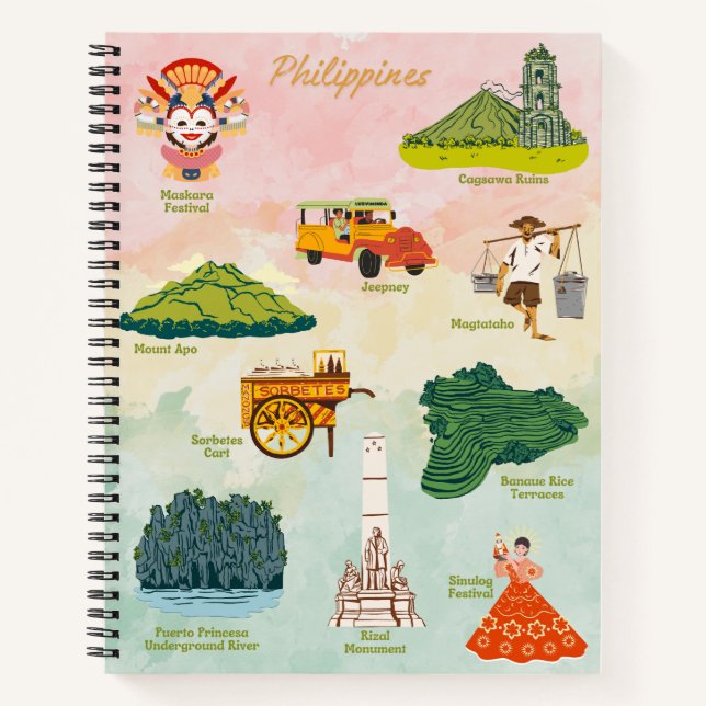 Cuaderno Arte favorito de Filipinas (Anverso)