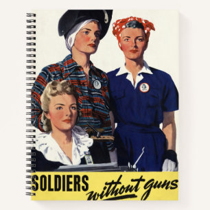 Cuaderno Arte feminista de soldados de la Segunda Guerra Mu