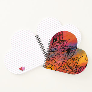 Cuaderno Arte floral bonito
