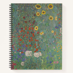 Cuaderno Arte Floral de Girasoles del Jardín de la Granja V