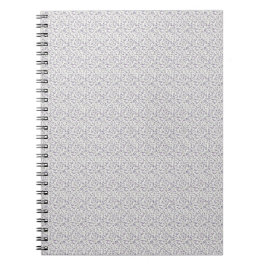 Cuaderno Arte floral vintage de tomillo y denim de la décad