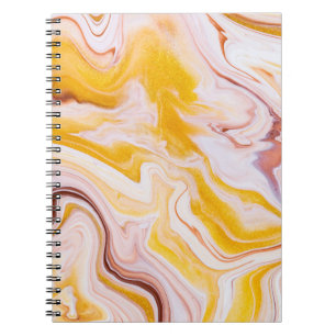 Cuaderno Arte fluido: textura abstracta irrisoria.